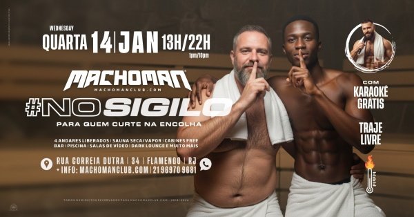 MACHOMAN #NOSIGILO (foto do evento)