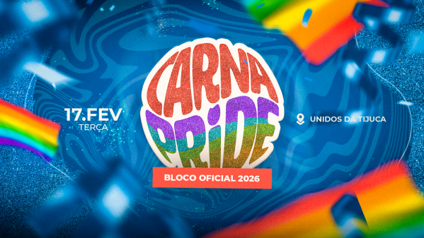 CarnaPride Bloco Oficial 2026 | 17.02 TERÇA | Grátis - 0800 | Carnaval LGBT+ RJ (foto do evento)
