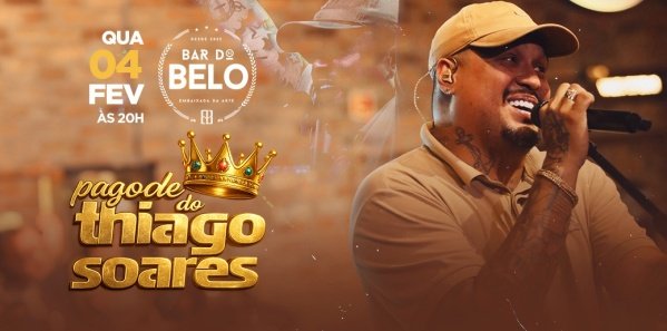 BAR DO BELO APRESENTA: PAGODE DO THIAGO SOARES (foto do evento)
