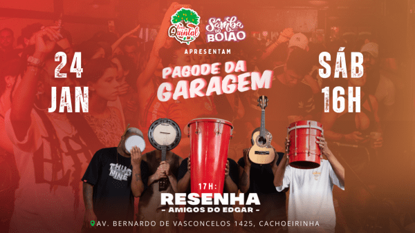 SAMBA DO BOIÃO COM PAGODE DA GARAGEM (foto do evento)