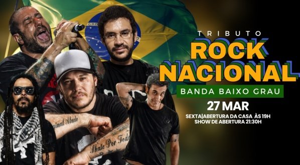 TRIBUTO AO ROCK NACIONAL -BANDA BAIXO GRAU (foto do evento)