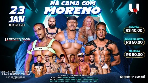 NA CAMA COM MAGNO MORENO (foto do evento)
