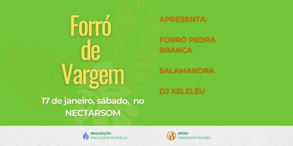 FORRÓ DE VARGEM com FORRÓ PEDRA BRANCA, SALAMANDRA E DJ XELELÉU (foto do evento)