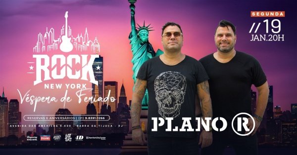 ROCK NEW YORK  (19/01) com Plano R (foto do evento)
