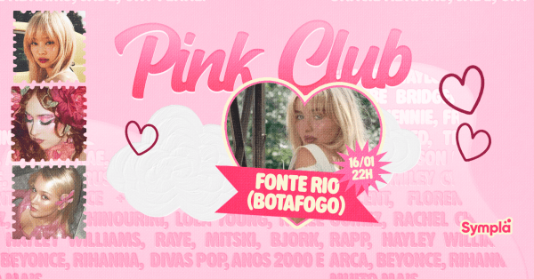 Pink (certamente não Pony) Club na Fonte! (foto do evento)