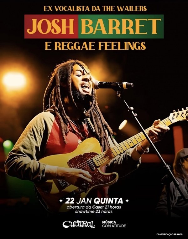 Josh David Barrett e Reggae Feelings (foto do evento)
