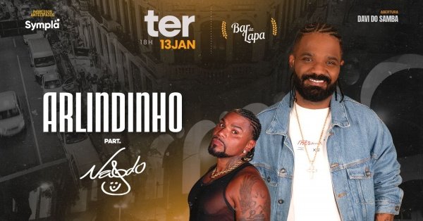ARLINDINHO COM PART. NALDO NO BAR DA LAPA (foto do evento)