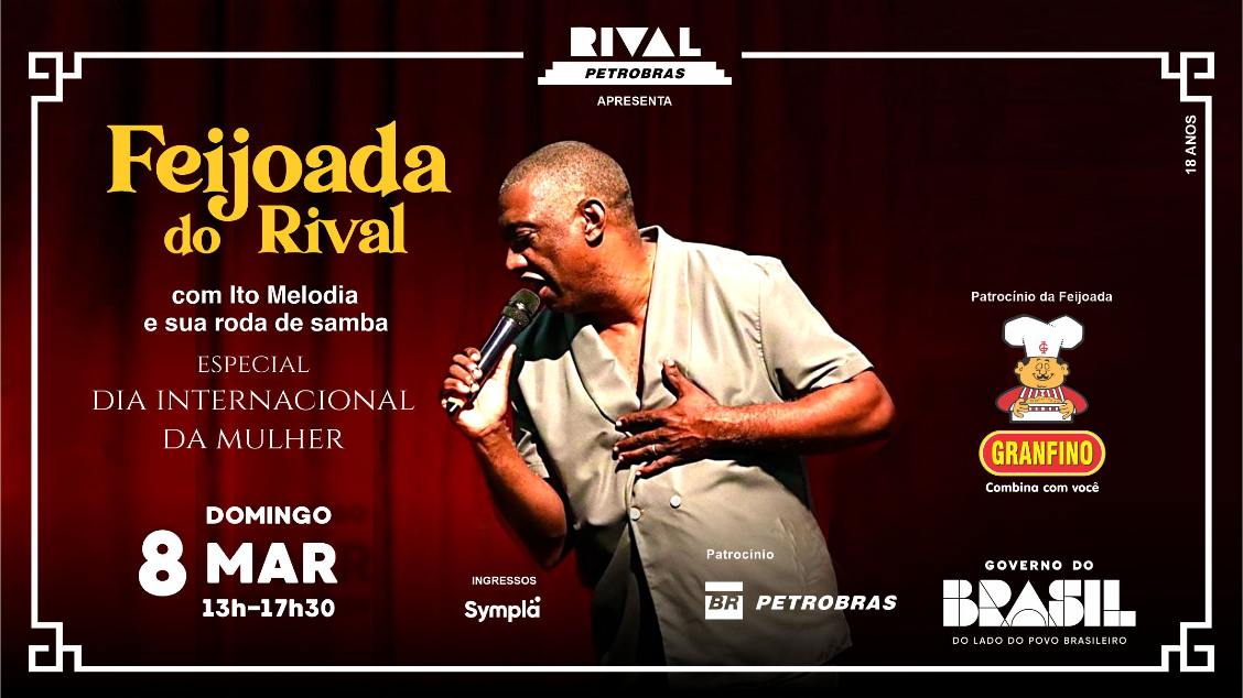 FEIJOADA DO RIVAL COM ITO MELODIA E SUA RODA DE SAMBA (foto do evento)